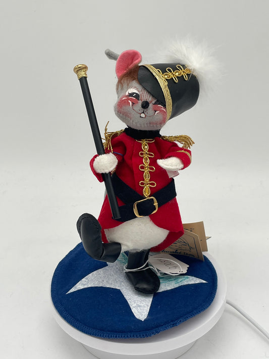 7" Ringmaster Circus Mouse - Signed 970597 Annalee