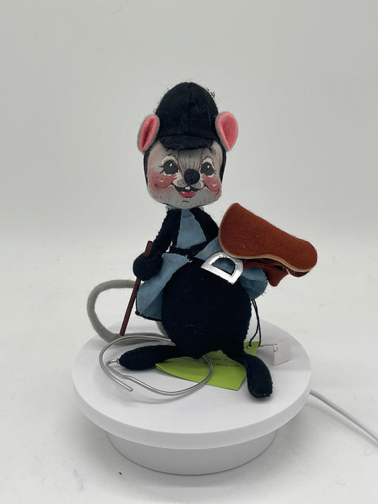 7" Equestrian Mouse 218582 Annalee