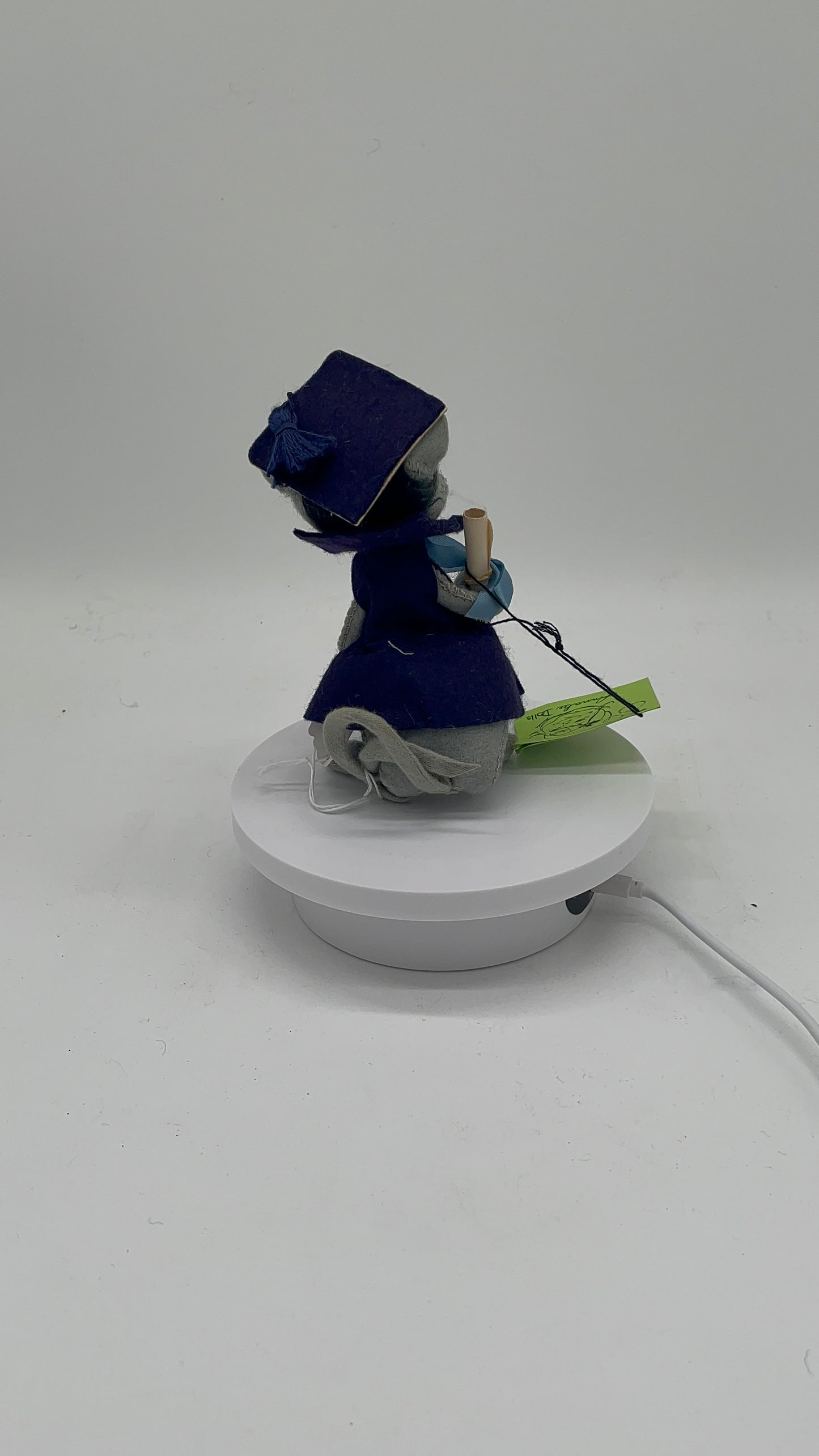 7" Graduation Mouse in Blue 210580 Annalee