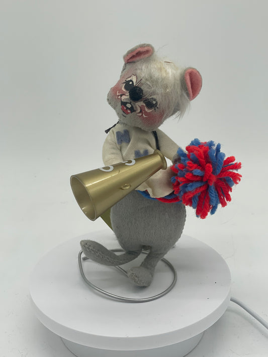 7" Cheerleader Mouse 202582 Annalee