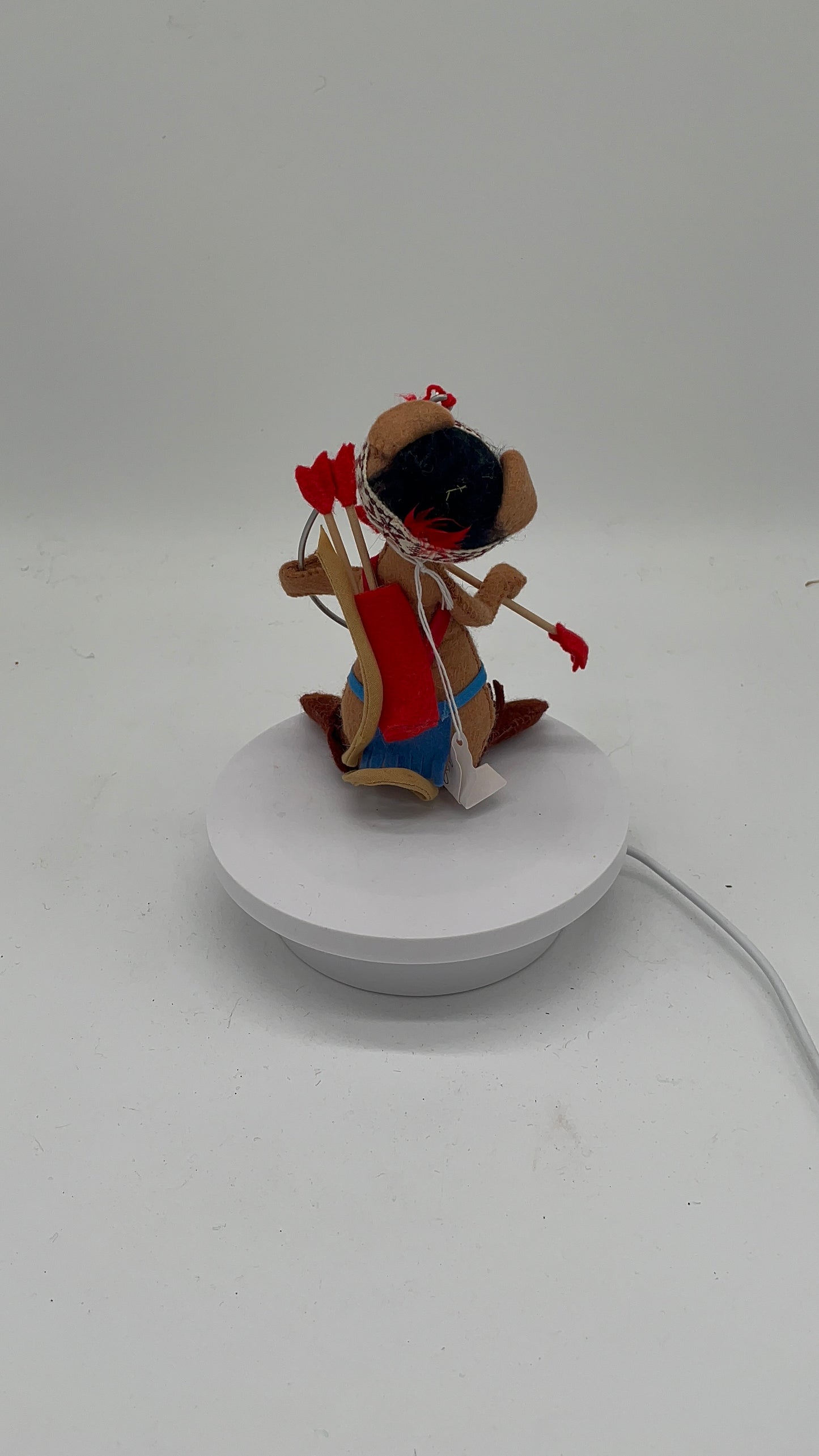 7" Indian Boy Mouse with Bow and Arrow 309085 Annalee