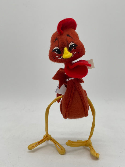 8" Rust Rooster A352-77 Annalee