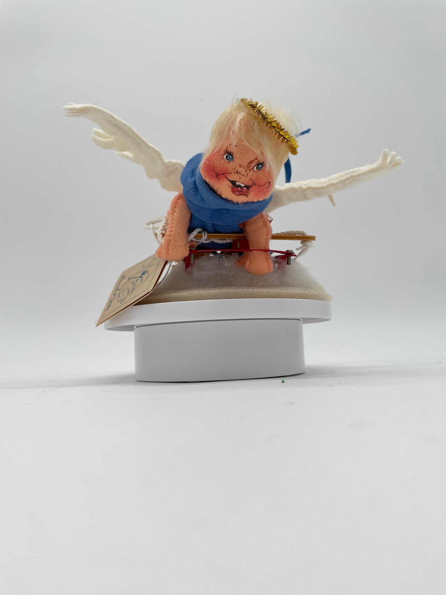 7" Angel on Sled on Cloud 716890 Annalee