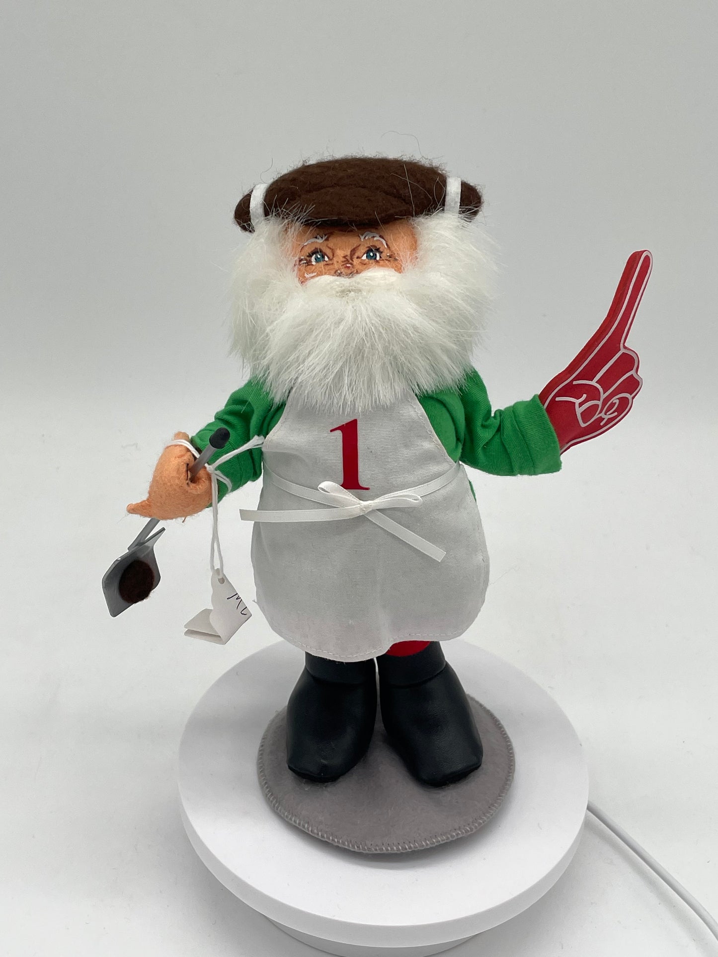 9" Tailgating Football Santa 940612 Annalee