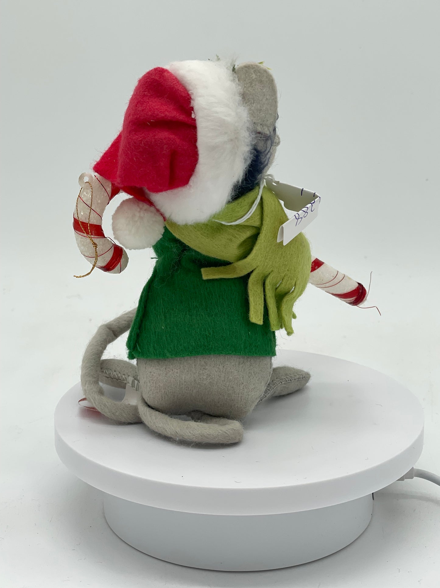 7" Mouse with Candy Cane 771288 Annalee