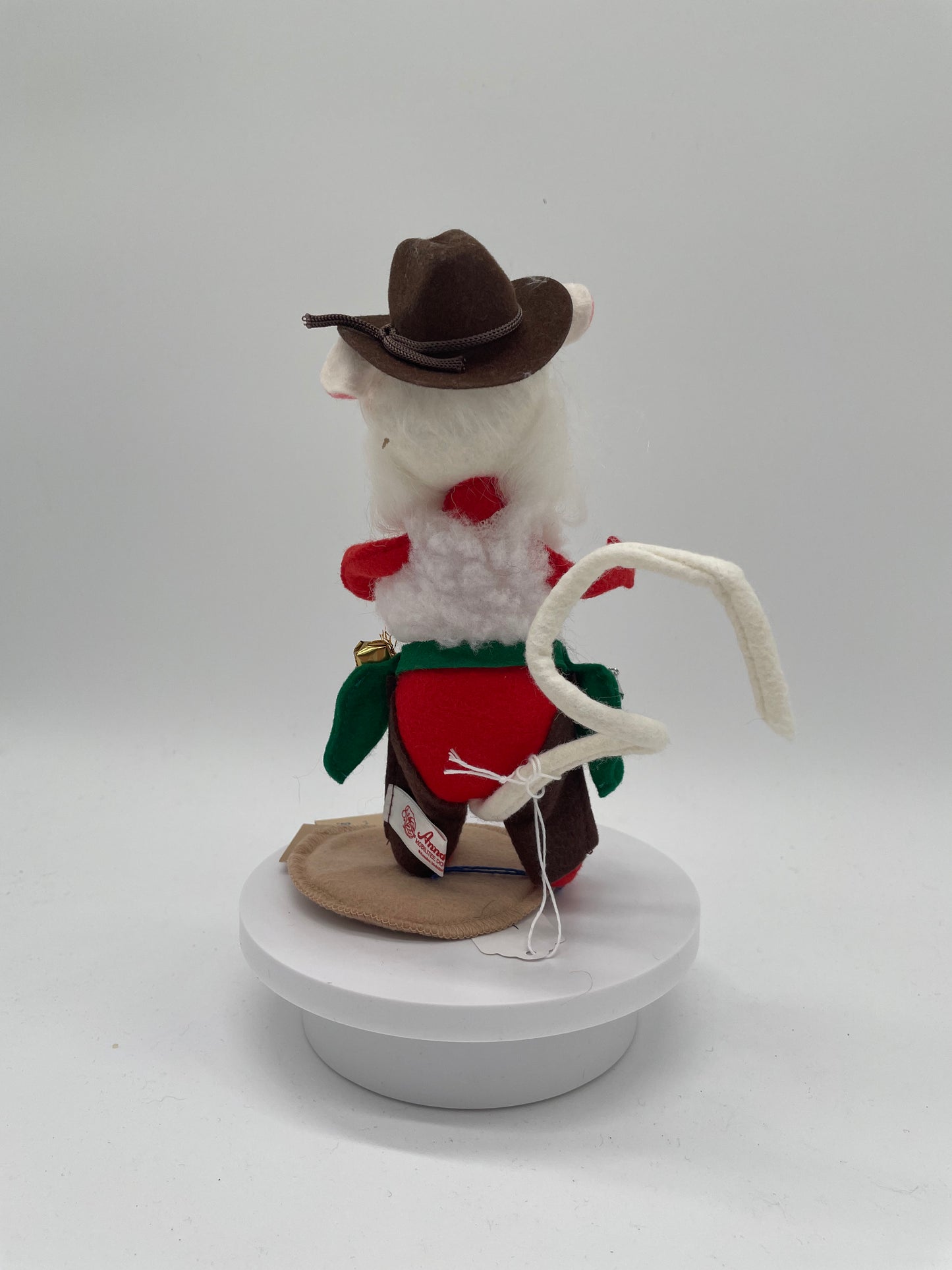 7" Cowboy Santa Mouse 996799 Annalee