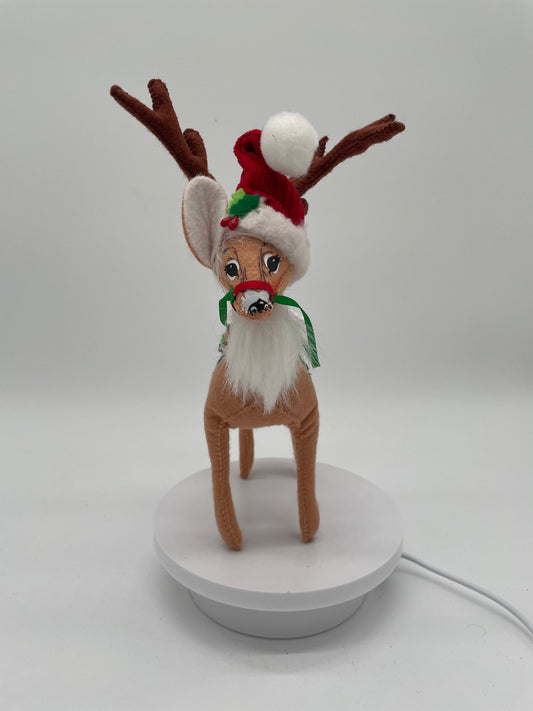 8" Holly Berry Reindeer 450115 Annalee