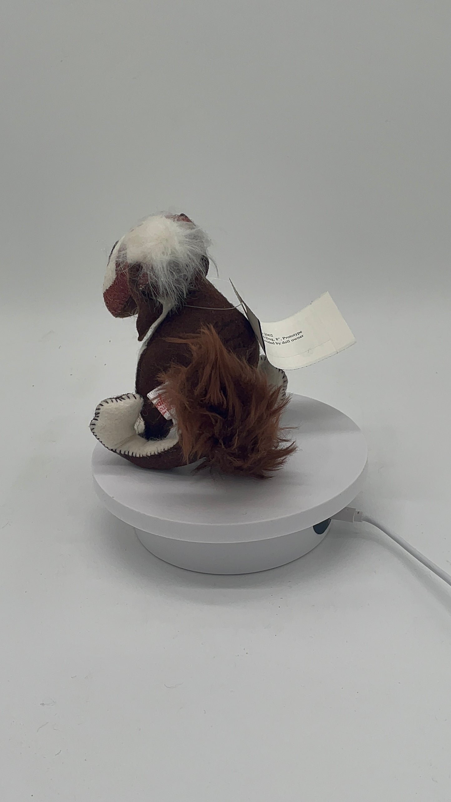 8" Holiday Hound - Prototype - SIGNED 984301s Annalee