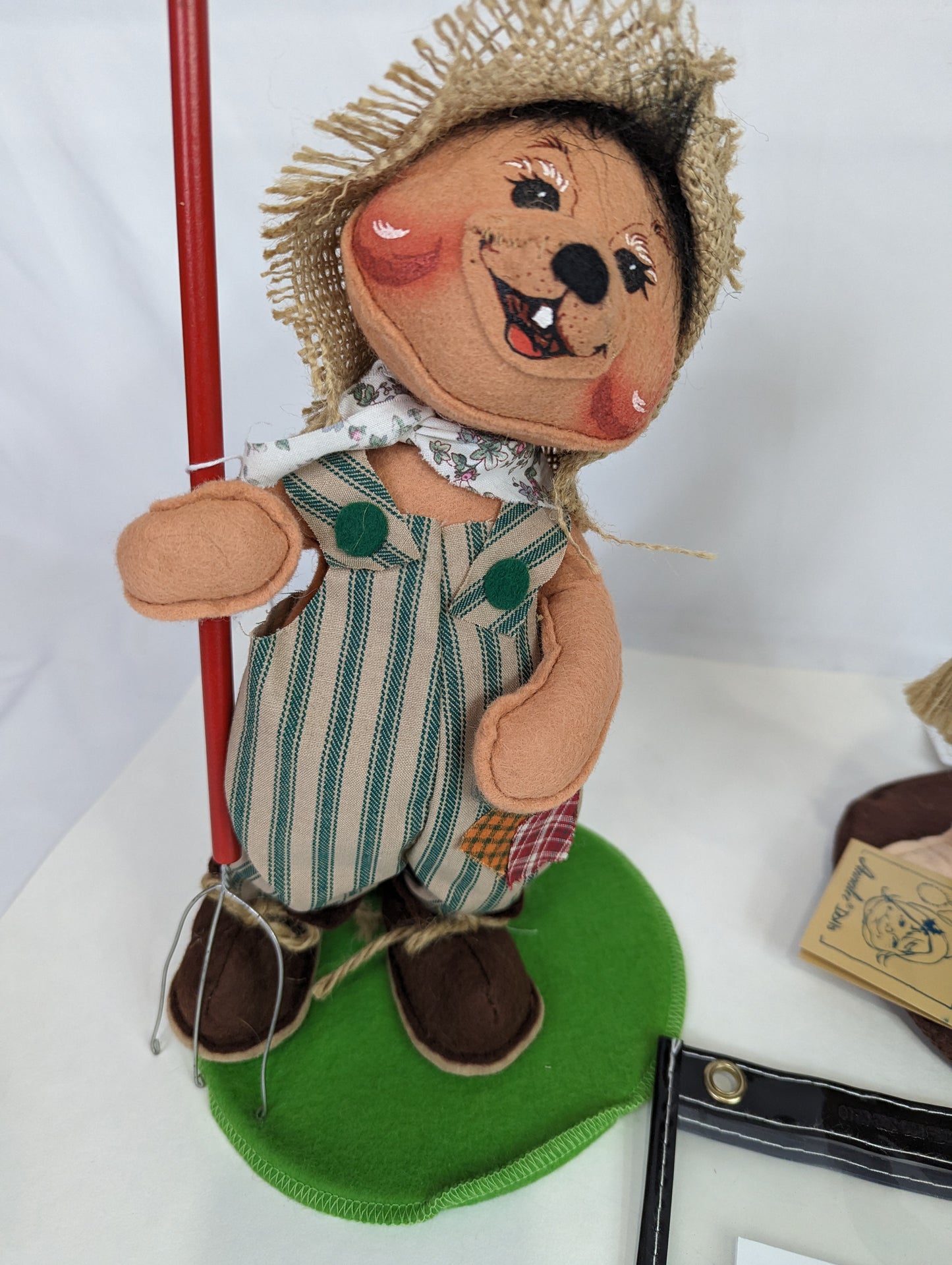 10" Billy Bear Farmer with Pitchfork 280298 Annalee