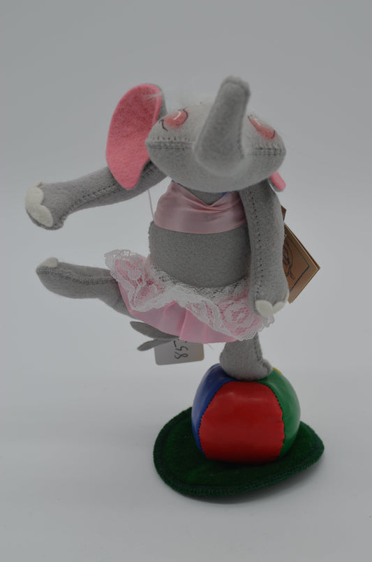8" Tina Ballerina Elephant 853899 Annalee